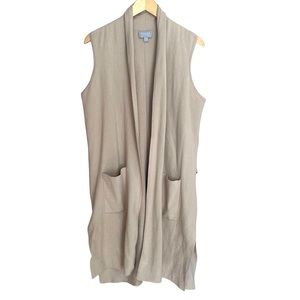 Pure Collection duster cardigan